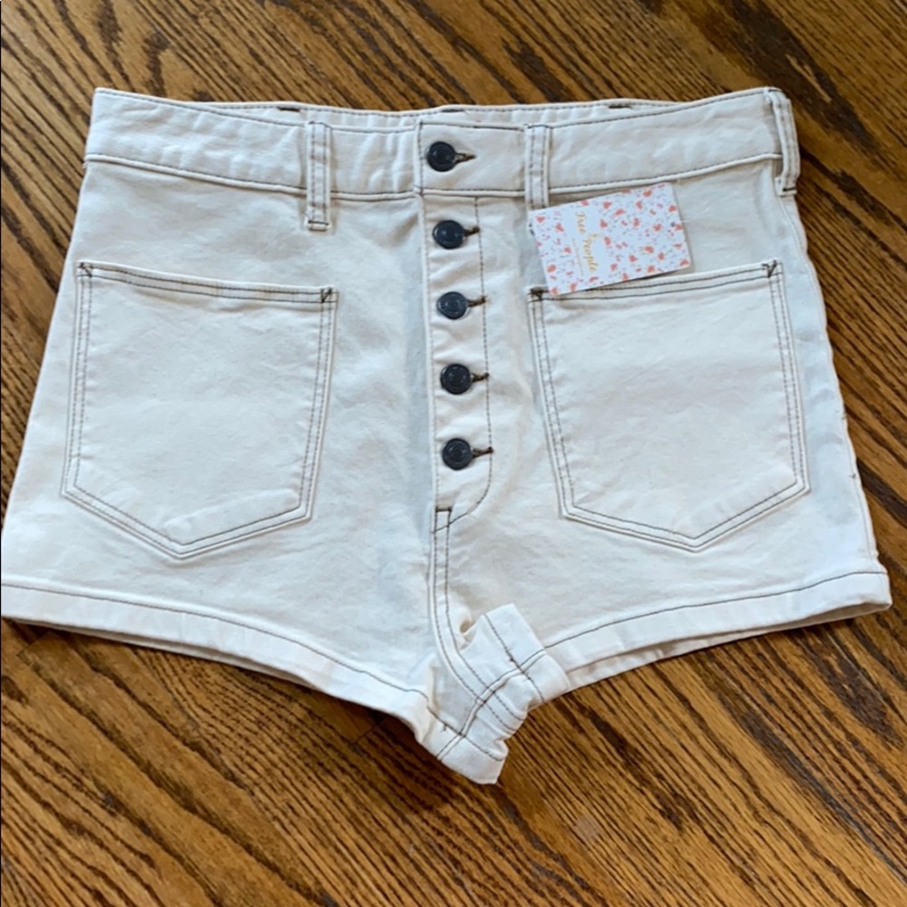 Free people jean shorts